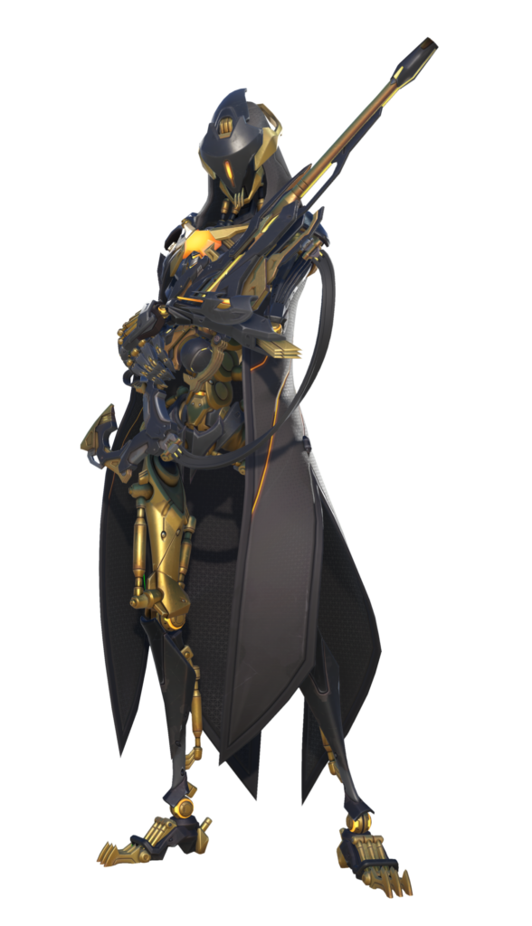 Gilded Aspect Ana in Overwatch 2 (Image via Blizzard Entertainment)