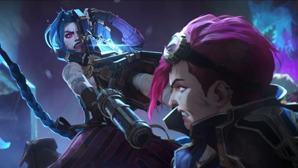 Vi and Jinx have plenty of issues to resolve in Arcane Season 2 (Image via Netflix)