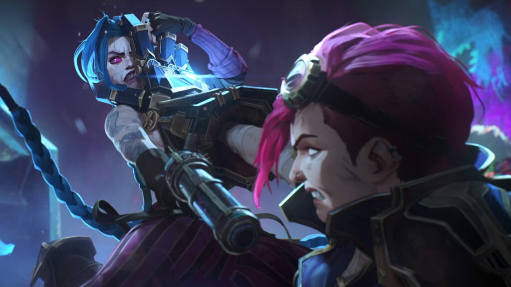 Will Vi and Jinx make peace before Arcane concludes? (Image via Riot Games)