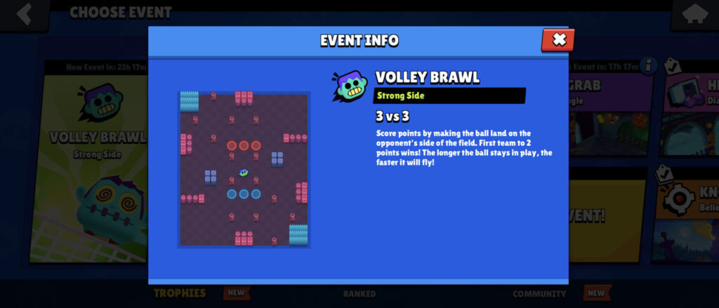 Volley Brawl in Brawl Stars (image via esports.gg)