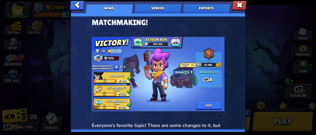 Brawl Stars Matchmaking with the new Trophy System (image via esports.gg)