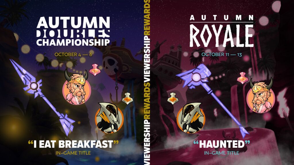 Viewership rewards at Autumn Royale (image via Brawlhalla Esports)