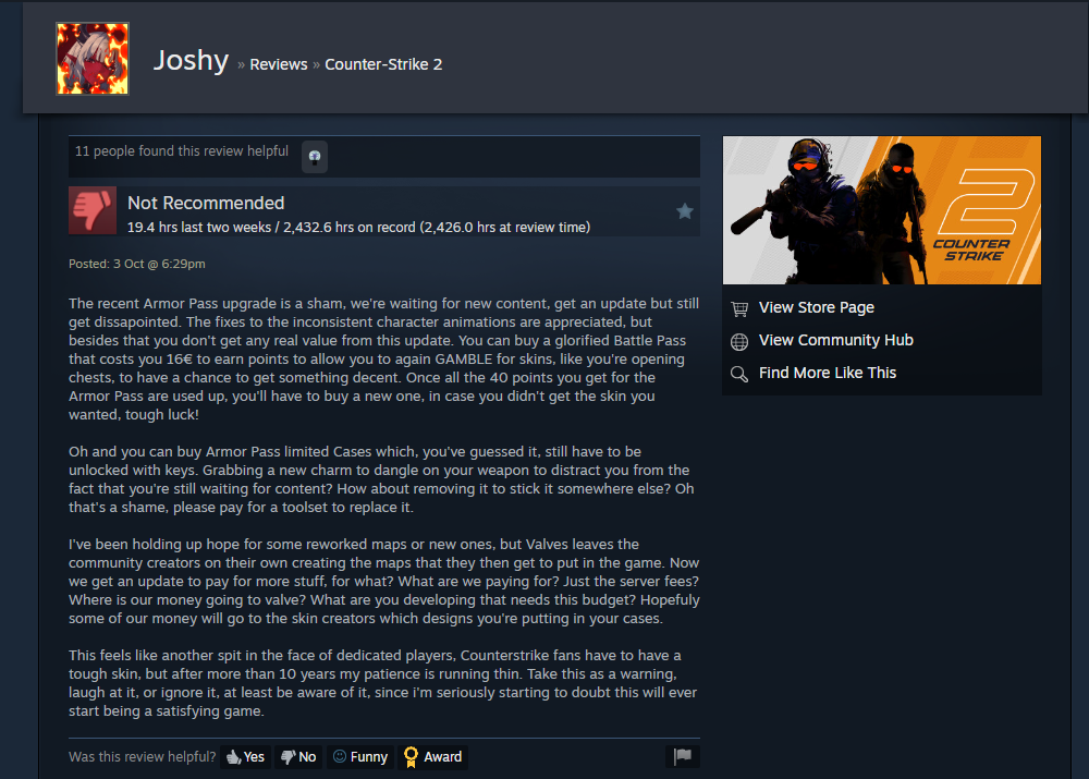 The way Valve monetized The Armory update caused an uproar in the community (Screenshot by esports.gg)