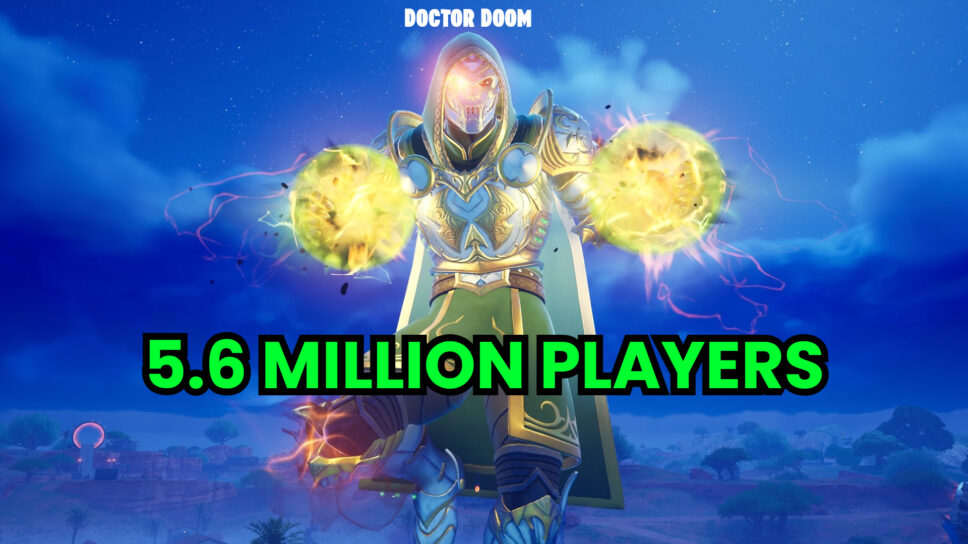 Fortnite’s Dr. Doom live event drew a staggering 5.6M players cover image