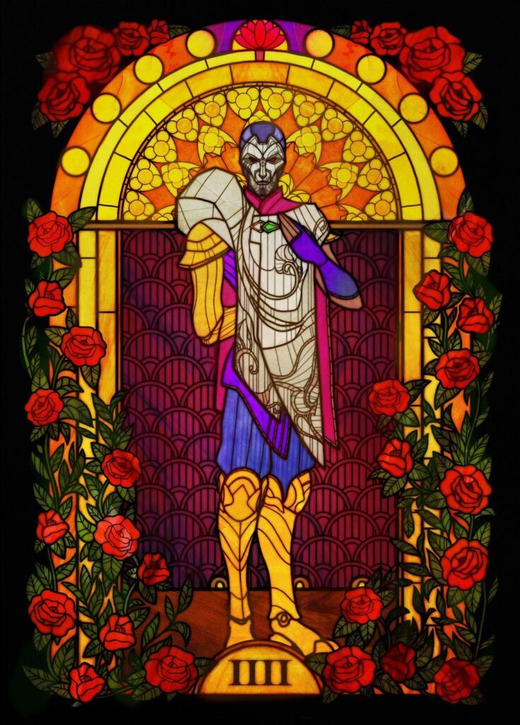 League of Legends Stained Glass Displate - Jhin