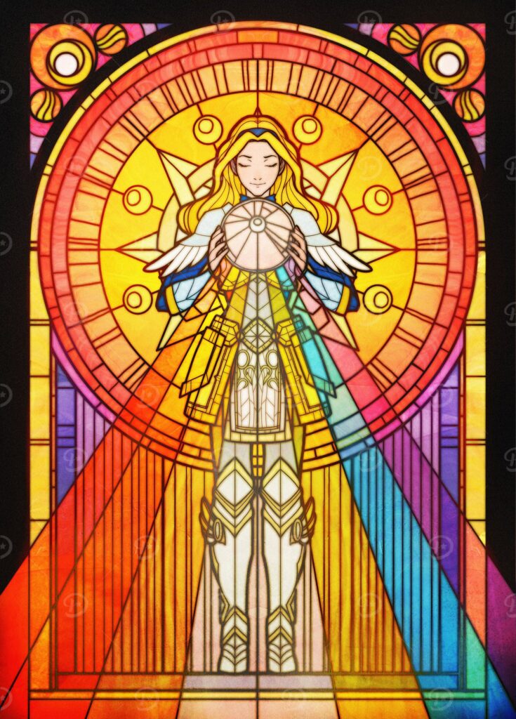 League of Legends Stained Glass Displate - Lux