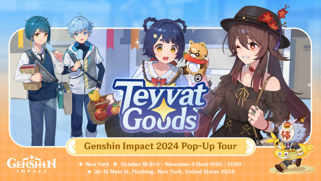 The Genshin Impact Pop-Tour 2024 will be hosted in New York (Image via HoYoverse)