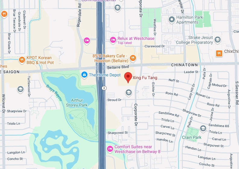 Google Map for XingFuTang Houston Location (Click to to open Google Maps)