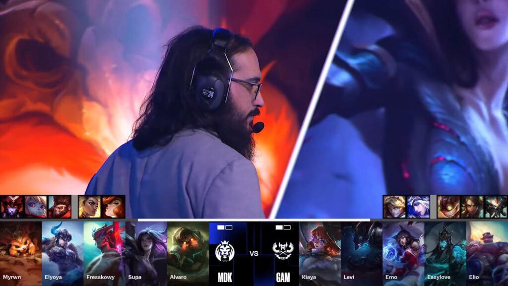 LoL Worlds 2024 Swiss Stage MDK vs GAM in first elims match esports.gg