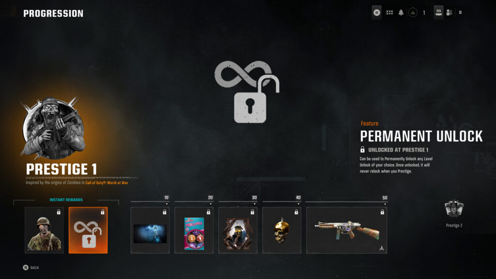 Never worry about losing an item again if you use Permanent Unlock (Image via Activision Publishing Inc.)