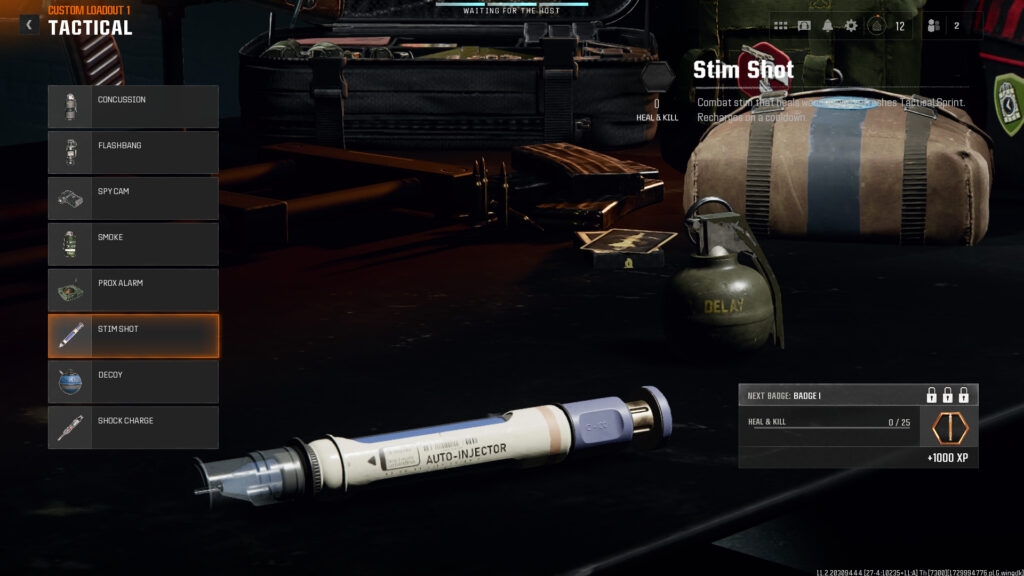 You can never go wrong with the Stim Shot (Image via Activision Publishing Inc.)