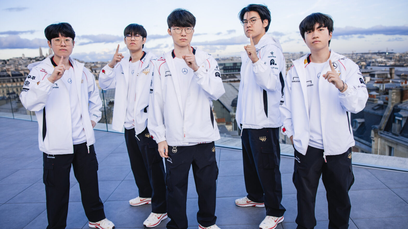 T1 SHOP T1 2024 Uniform Worlds Jersey White FAKER MarkingVer