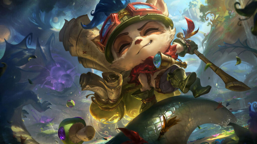 Teemo's new default splash art (Image via Riot Games)