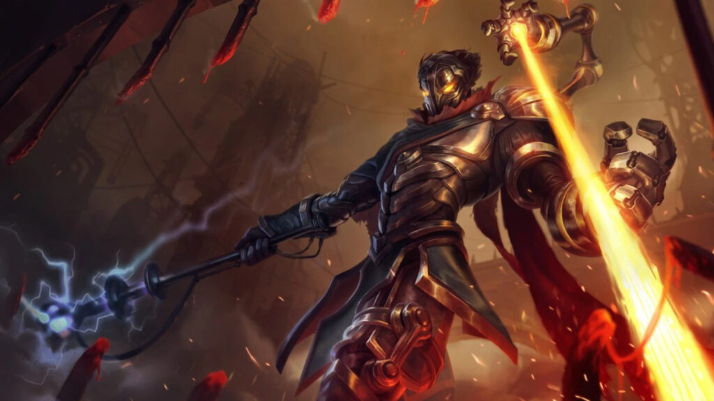 Viktor's splash art in League of Legends (Image via Riot Games)