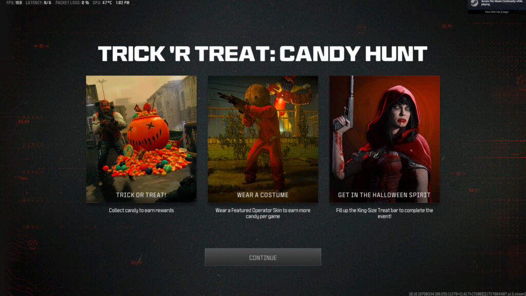 Trick 'R Treat event screenshot (Image via esports.gg)