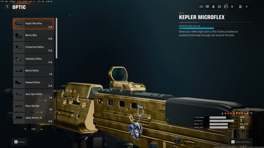 The Kepler Microflex on an assault rifle (Image via esports.gg)