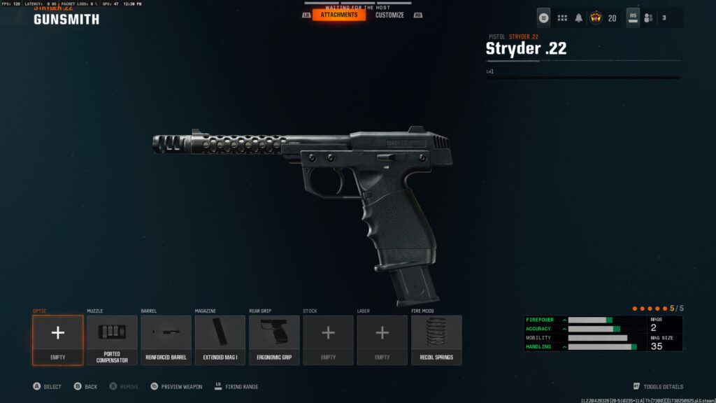 Stryder .22 screenshot (Image via esports.gg)