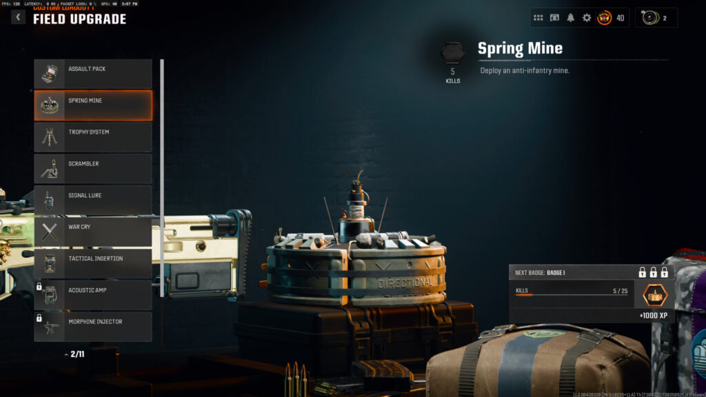 Spring Mine Field Upgrade screenshot (Image via esports.gg)