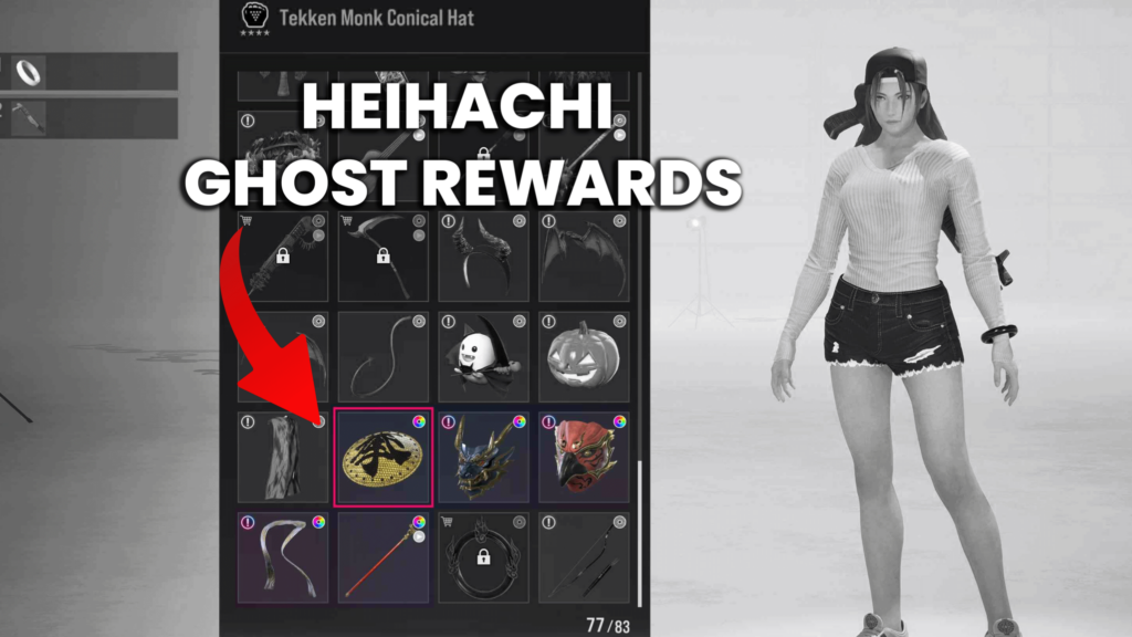 Go to your Accessory slot in Character Customization to equip the Heihachi rewards