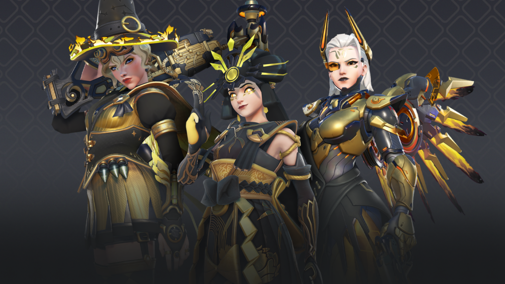 Gilded Aspects in Overwatch 2 (Image via Blizzard Entertainment)