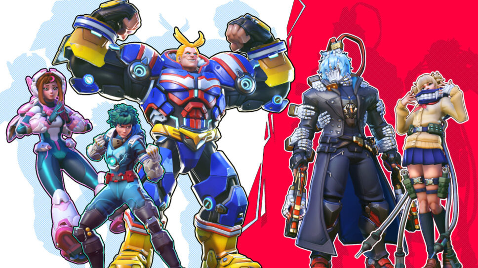 All Overwatch 2 My Hero Academia skins (Image via Blizzard Entertainment)