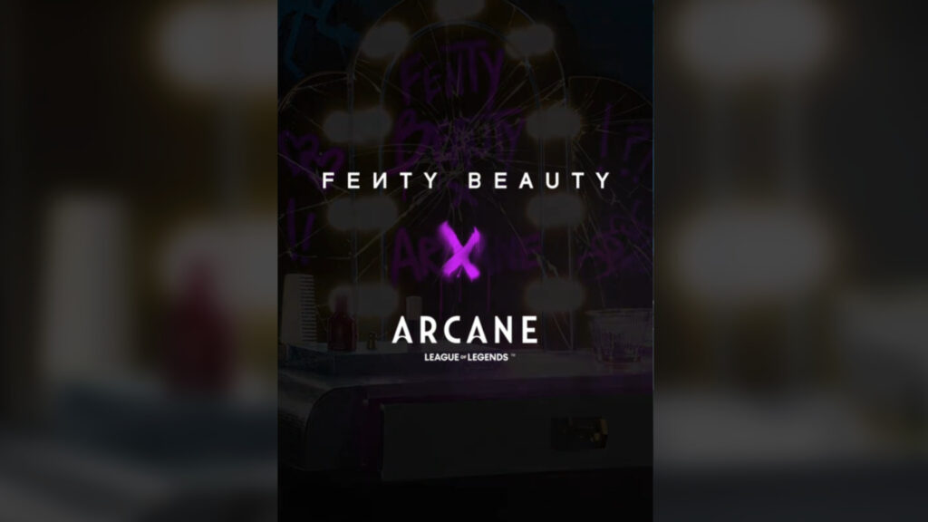 Fenty Beauty x Arcane collaboration teaser (Image via Fenty Beauty)