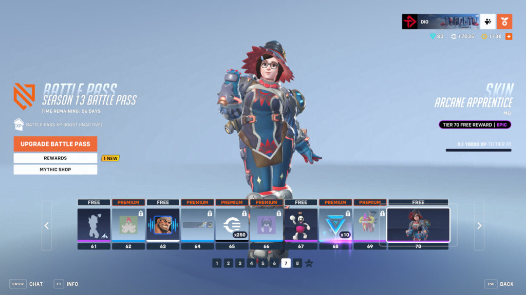 Arcane Apprentice Mei Skin (Image via esports.gg)