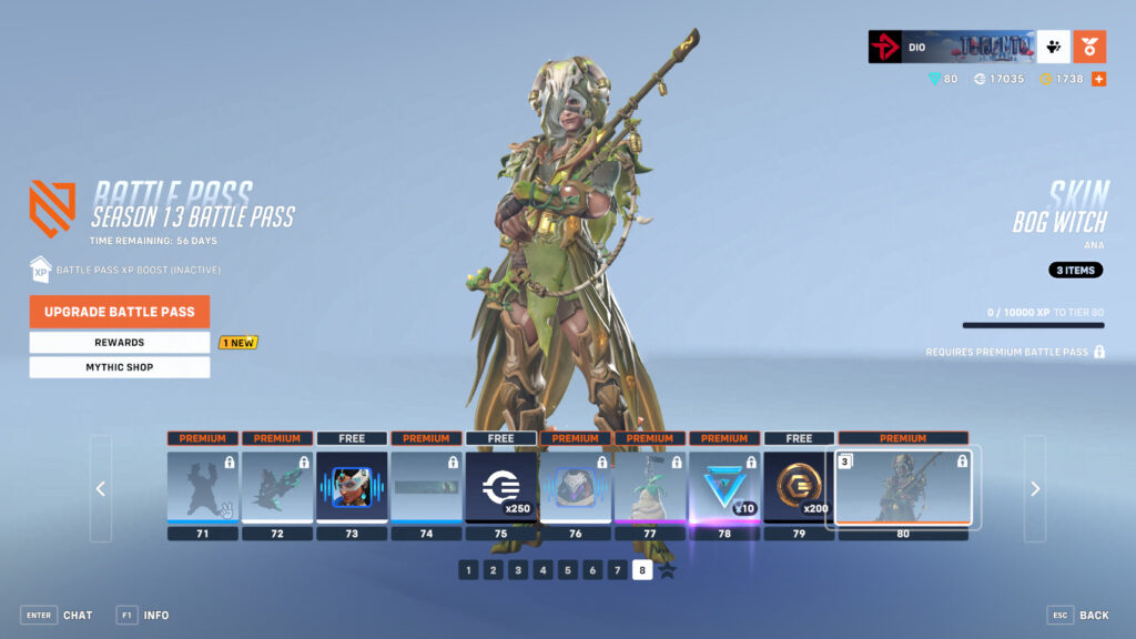 Bog Witch Ana Skin (Image via esports.gg)