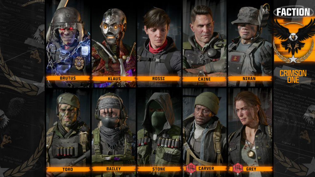 The Operators in Crimson One. Image via Activision.