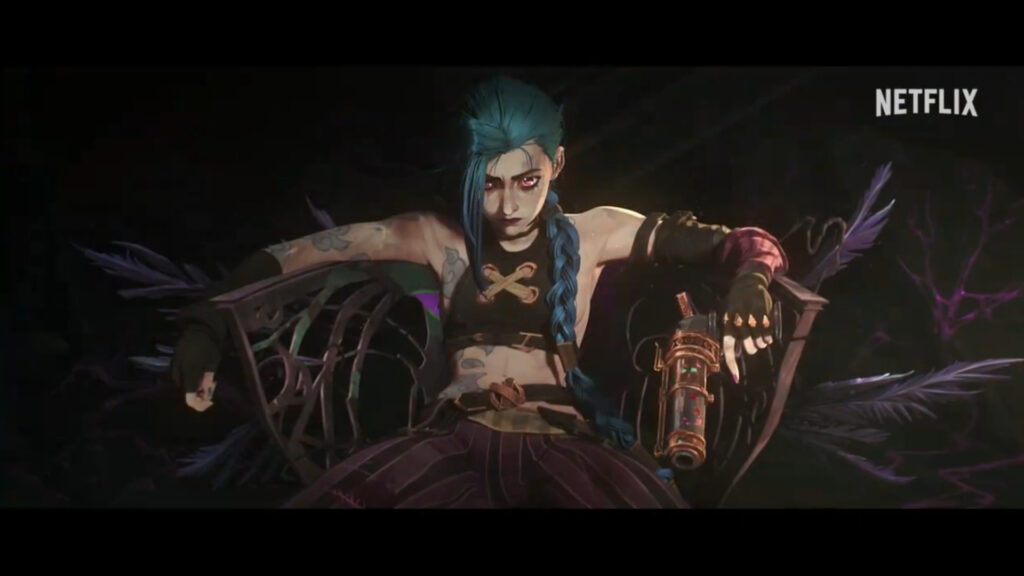 Jinx in Arcane (Image via Netflix)