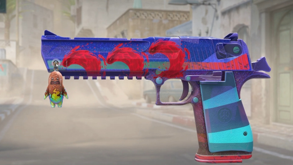 You'll need the Armory Pass to get your hands on a charm. (Screenshot by esports.gg)