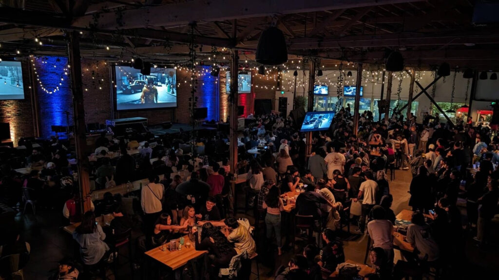 Last year's Worlds watch party at Guildhouse (Image via Guildhouse)