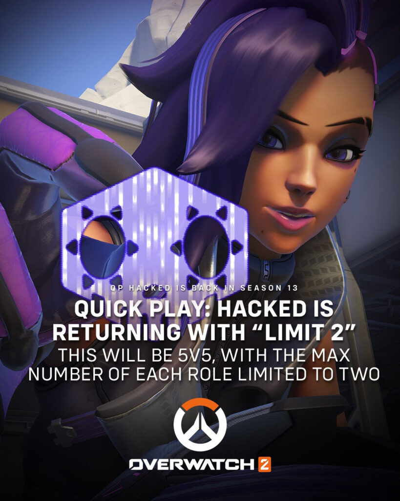 Overwatch 2 Quick Play: Hacked Limited 2 information (Image via Blizzard Entertainment)