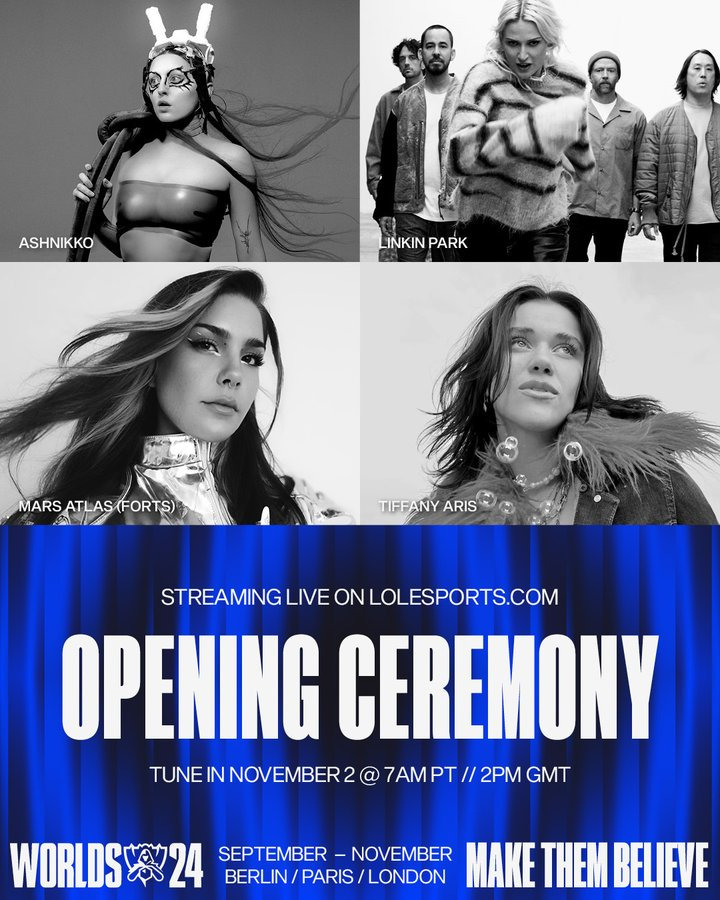 LoL Worlds 2024 opening ceremony information (Image via Riot Games)