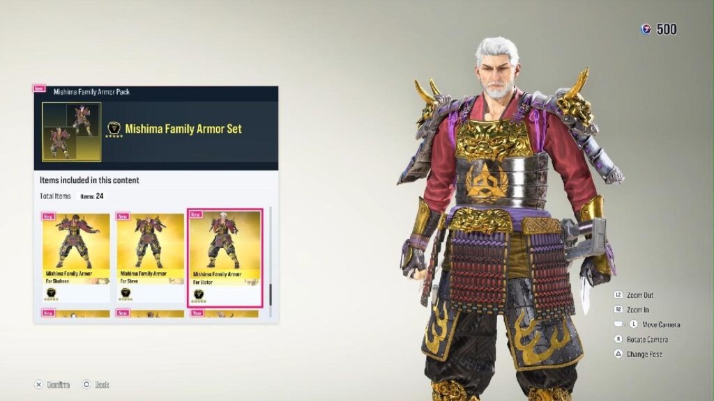 Mishima Family Armor Pack - Image via Chosendude47