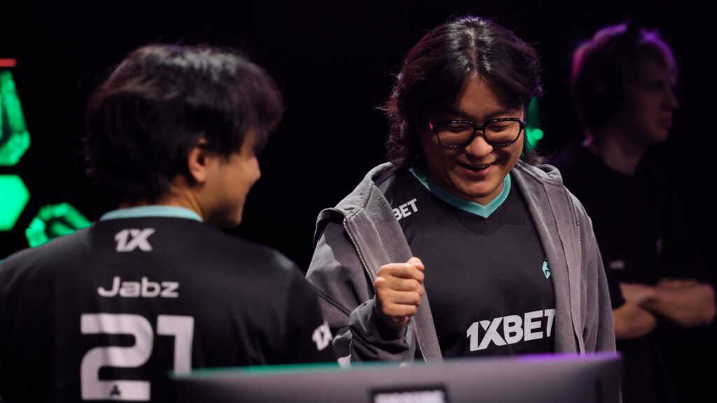 SunBhie congratulates his team after a well earned victory over GG (Picture courtesy of FISSURE)