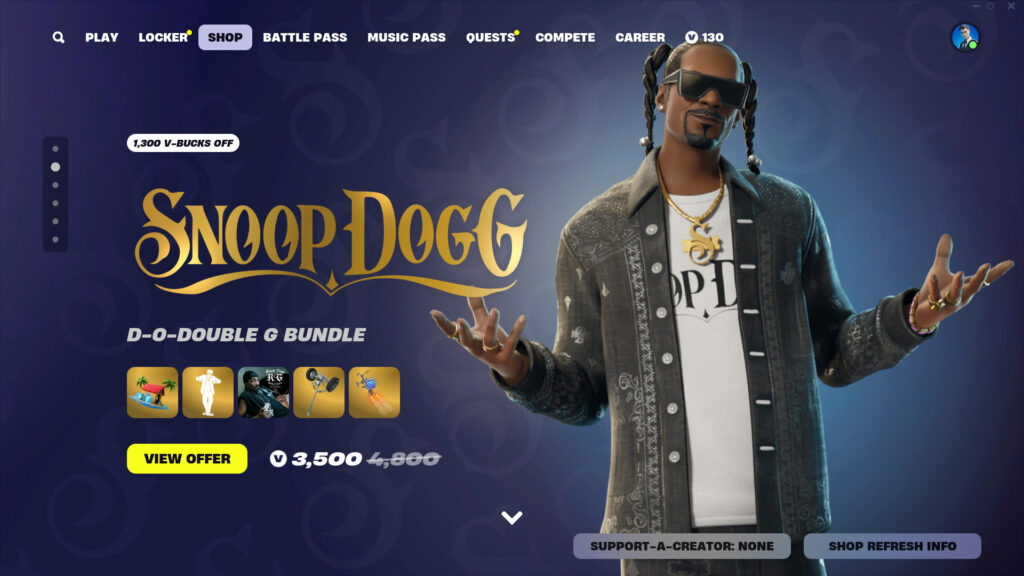 How to get every Snoop Dogg Fortnite skin | esports.gg