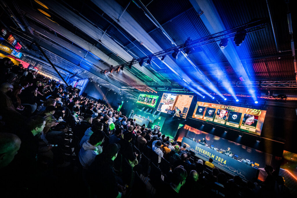 ESL Impact audience and stage at DreamHack Stockholm (Image via ESL FACEIT Group | Helena Kristiansso)