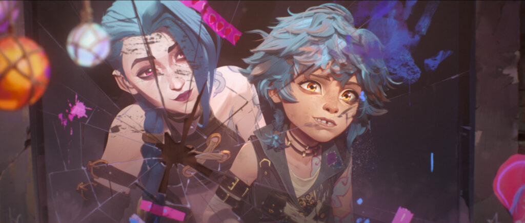 Jinx and Isha in Arcane Season 2 (Image via Netflix)