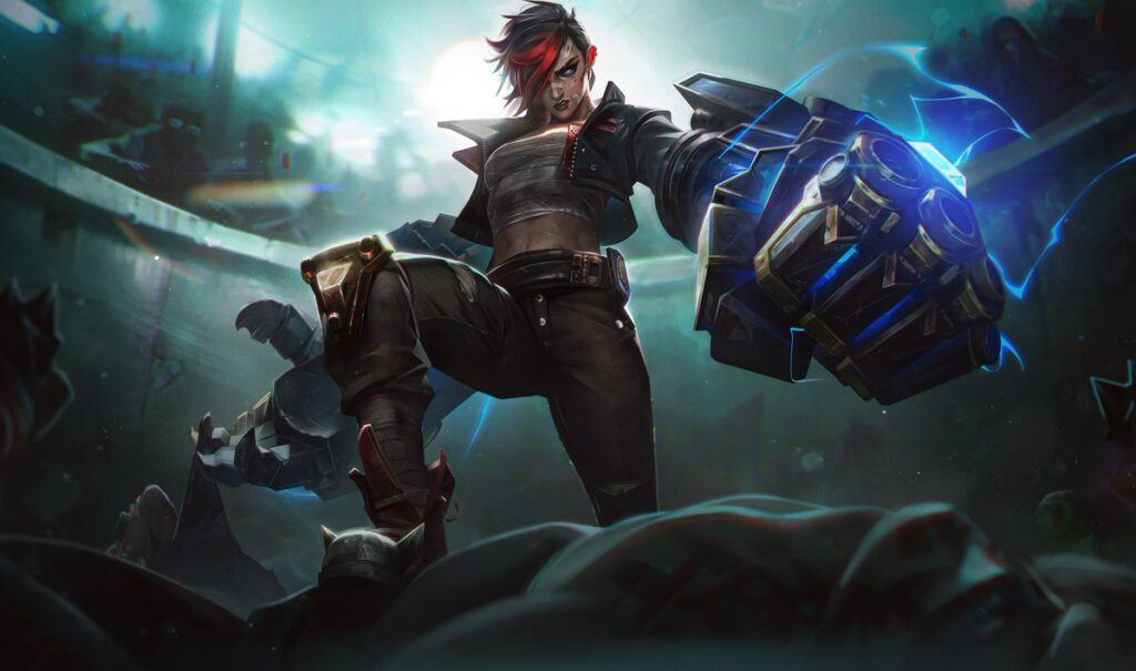 Brawler Vi splash art (image via Riot Games)