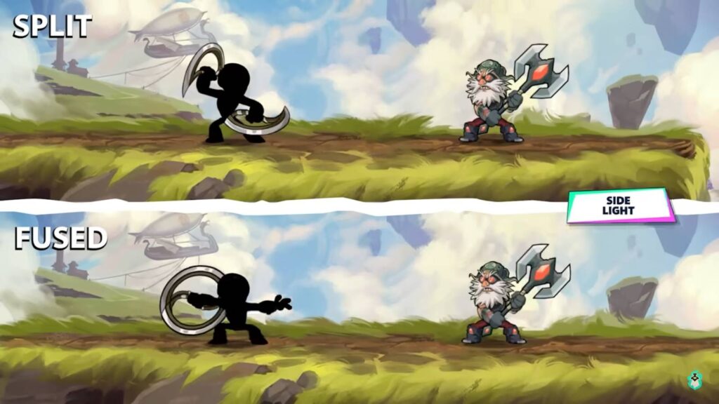 Two forms of Chakram (image via Brawlhalla Esports)