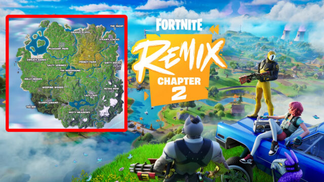 Fortnite Chapter 2 Remix map: All locations revealed preview image