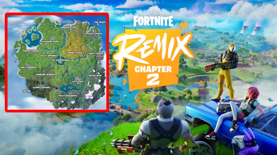 Fortnite Chapter 2 Remix map: All locations revealed cover image