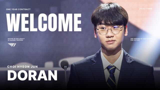 T1 replaces Zeus with Doran preview image