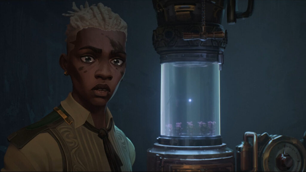 Ekko and the Z-Drive in Arcane (Screenshot by esports.gg via Netflix)