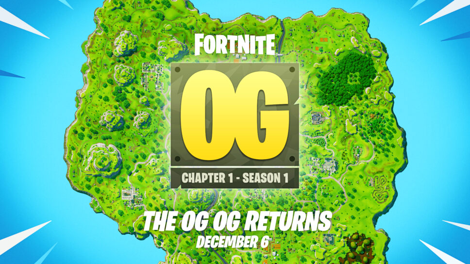 Fortnite OG returns in December, Epic confirms it’s permanent cover image