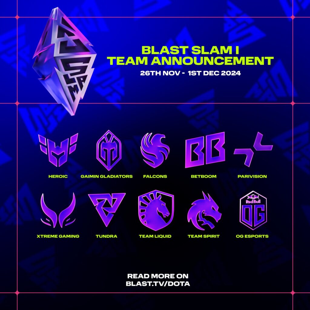 BLAST Slam teams (Image by BLAST)