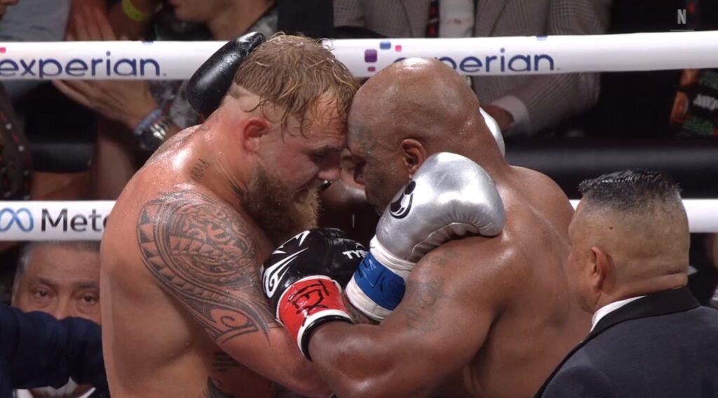 They showed respect to one another when the fight ended (Photo via Netflix)