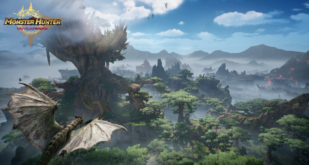 One of the landscapes in Monster Hunter Outlanders (Image via Capcom)