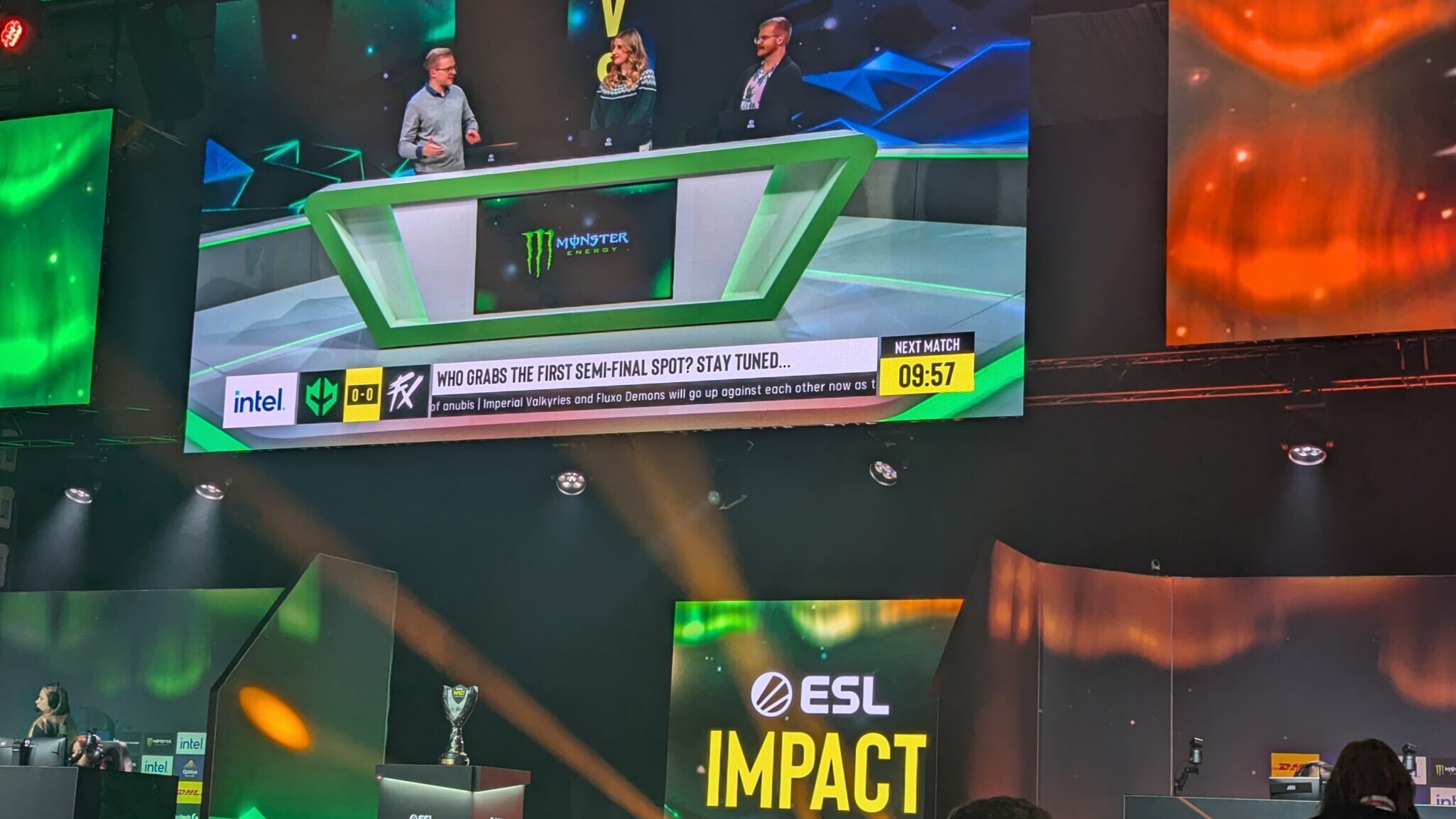 The ESL Impact Season 6 stage at DreamHack Stockholm (Image via esports.gg)